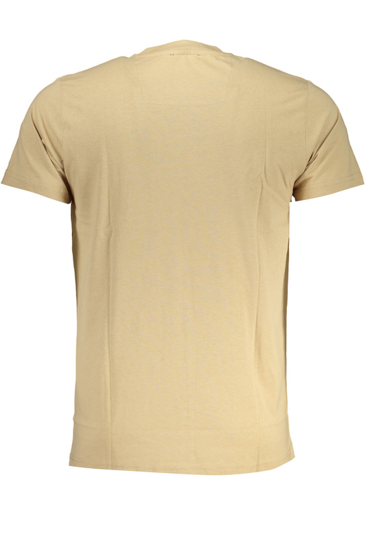 T-SHIRT MĘSKI Z KRÓTKIM RĘKAWEM KLASY CAVALLI BEŻOWY