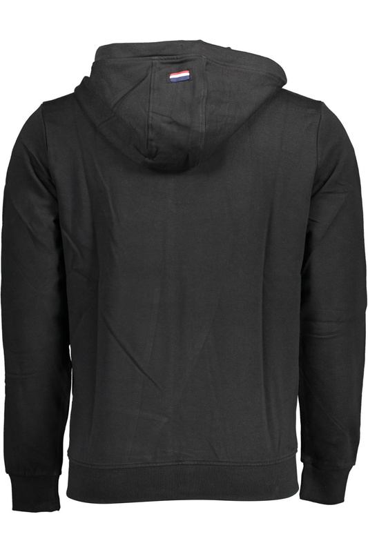 BLUZA US POLO Z ZAMKIEM CZARNA MĘSKA
