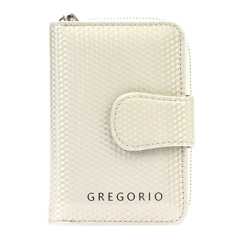 Damska portmonetka skórzana z przegrodami Gregorio