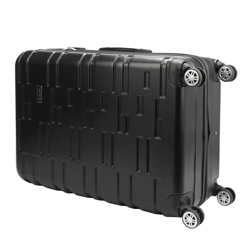 Gravitt zestaw 3 walizek podróżnych na kółkach materiał ABS zamek na kod