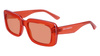 Okulary KARL LAGERFELD KL6101S-800. Okulary przeciwsłoneczne, Kolor pomarańczowy. Unisex.