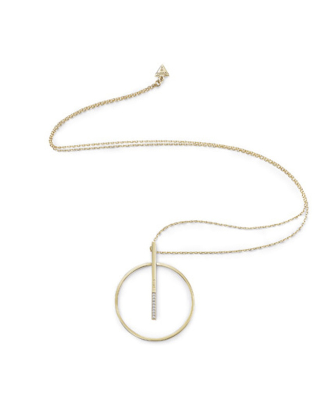 Biżuteria GUESS UBN84059. Naszyjnik, Kolor złoty. Kobieta.