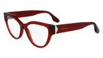 Okulary VICTORIA BECKHAM VB26465316610. EYEGLASSES, Kolor czerwony. Kobieta.