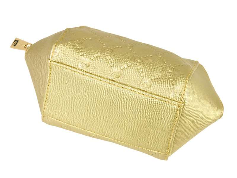 Elegancka zapinana pojemna Damska kosmetyczka z logo Pierre Cardin
