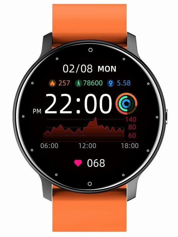 SMARTWATCH UNISEX GRAVITY GT1-10 - PULSOMETR, WŁASNE TARCZE (sg015j)