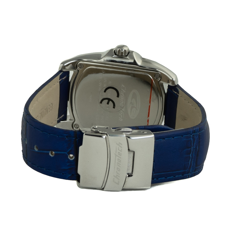 Zegarek CHRONOTECH CT7220L-03. Kwarcowy, Kolor niebieski. Kobieta.