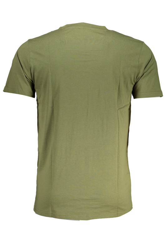 ZIELONY T-SHIRT MĘSKI Z KRÓTKIM RĘKAWEM KLASY CAVALLI
