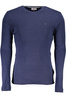 NIEBIESKI T-SHIRT MĘSKI Z DŁUGIM RĘKAWEM TOMMY HILFIGER