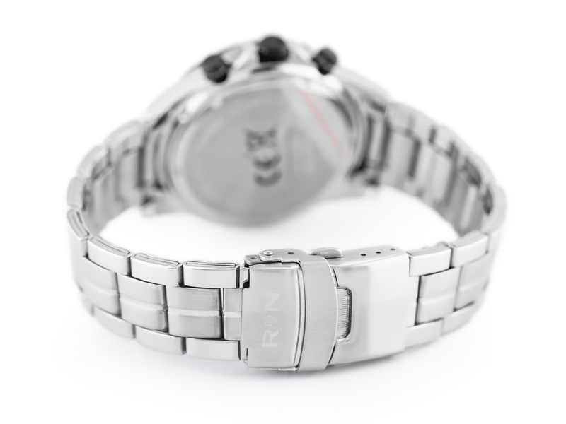 ZEGAREK MĘSKI RUBICON RNDE09 (zr101b) chronograf szafirowe szkło