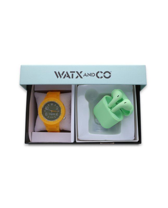 Zegarek WATXANDCO WAPACKEAR18_M. Kwarcowy, Kolor zielony. Kobieta.