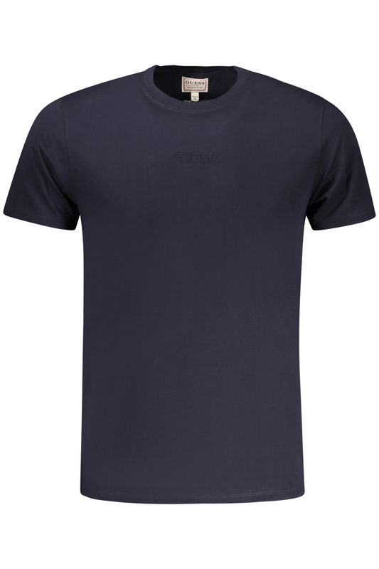 NIEBIESKI T-SHIRT MĘSKI Z KRÓTKIM RĘKAWEM GUESS JEANS