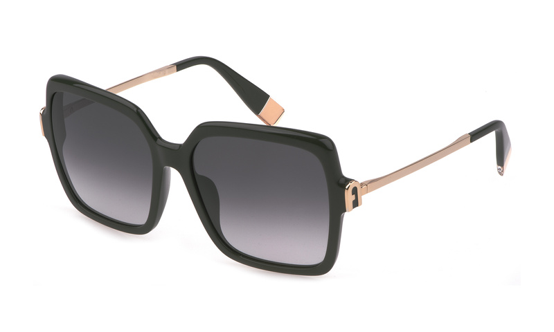 Okulary FURLA SFU626-580D80. Okulary przeciwsłoneczne, Kolor zielony. Kobieta.