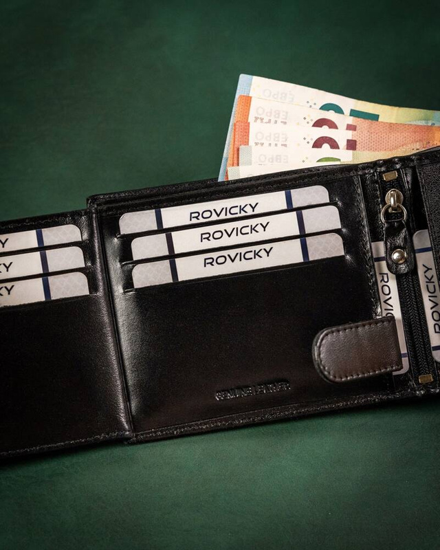 Zestaw prezentowy portfel męski i brelok Rovicky