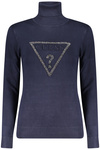 DAMSKI SWETER GUESS JEANS NIEBIESKI