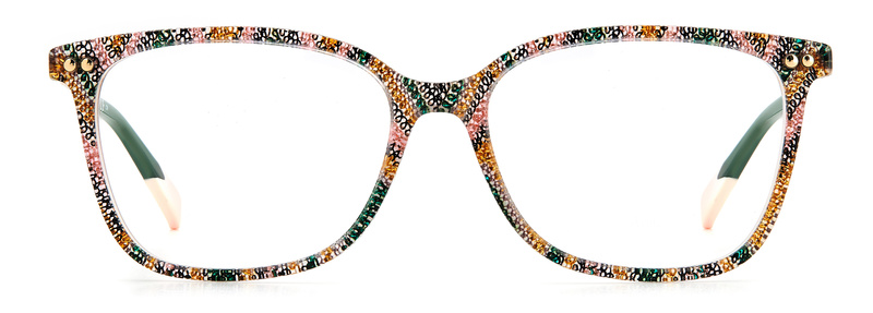 Okulary MISSONI MIS-0085-038. Okulary, Kolor zielony różowy. Kobieta.