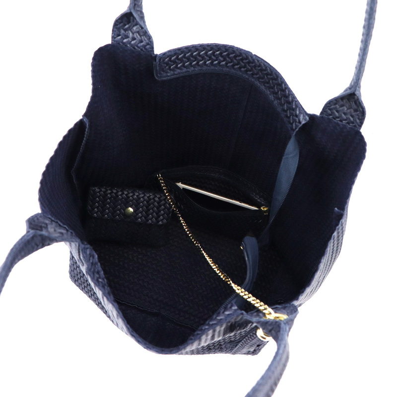 Vera Pelle damska shopperbag z dwoma etui torebka portfel skóra naturalna