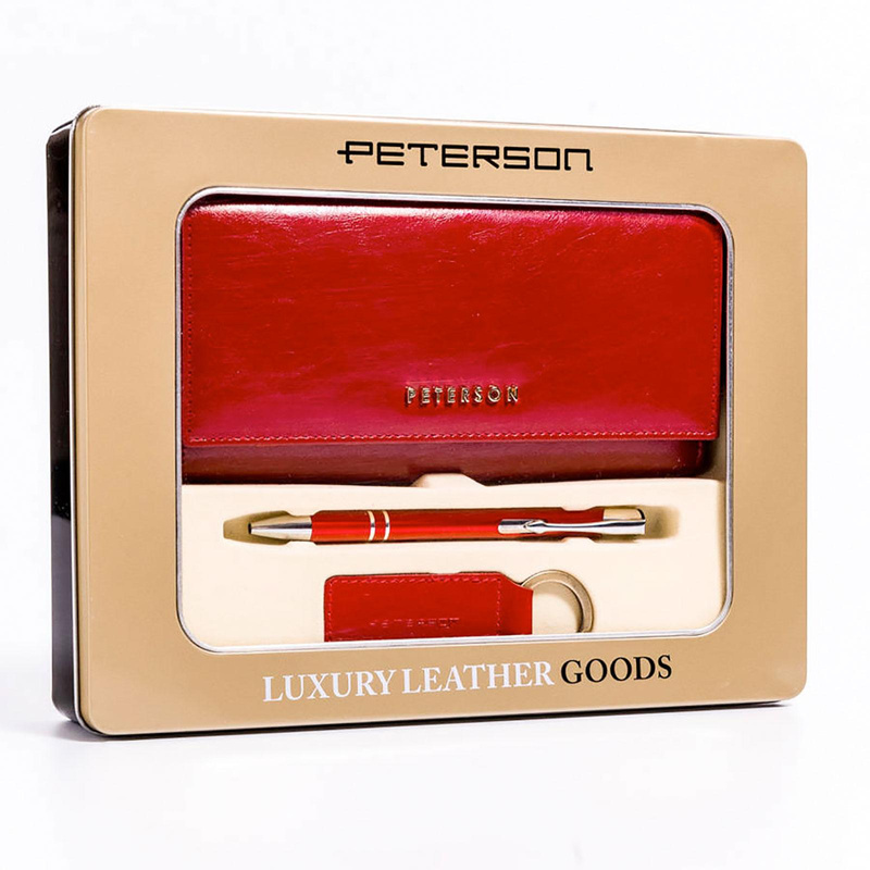 skóra naturalna Damski zestawy na prezent Peterson PTN ZD8