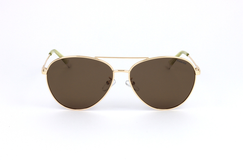 Okulary POLAROID PLD4142GSX01Q. Okulary przeciwsłoneczne, Kolor złoty. Unisex.