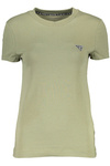 GUESS JEANS T-SHIRT Z KRÓTKIM RĘKAWEM DAMSKI ZIELONY