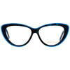 Okulary PUCCI EP5096-55092. EYEGLASSES, Kolor niebieski. Kobieta.