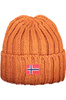 CZAPKA MĘSKA Norway 1963 POMARAŃCZOWA