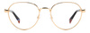 Okulary MISSONI MIS-0077-J5G. Okulary, Kolor złoty. Kobieta.