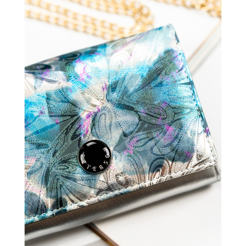 skóra naturalna + Damski portfel ze skóry ekologicznej Peterson PTN PX30-1-NPK