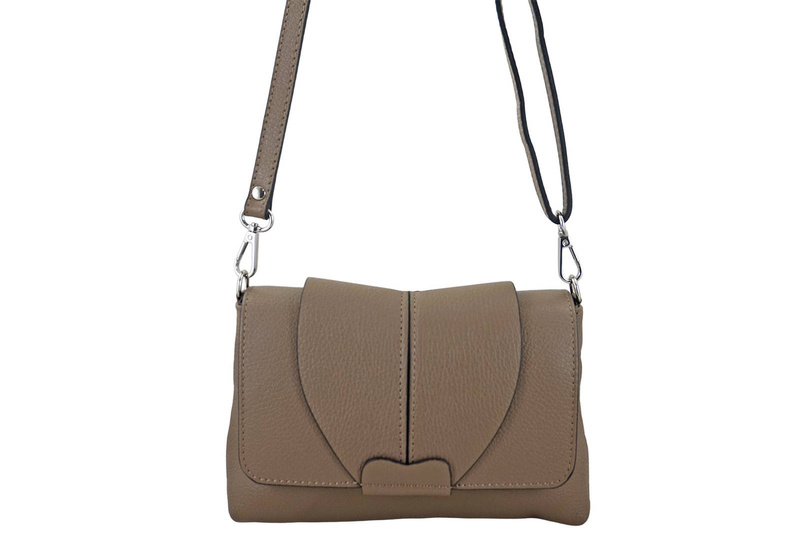 Elegancka torebka wieczorowa - Beżowa ciemna