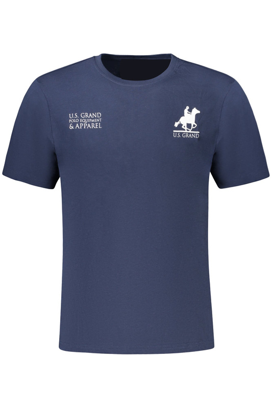 Koszulka męska z krótkim rękawem US GRAND w kolorze niebieskim