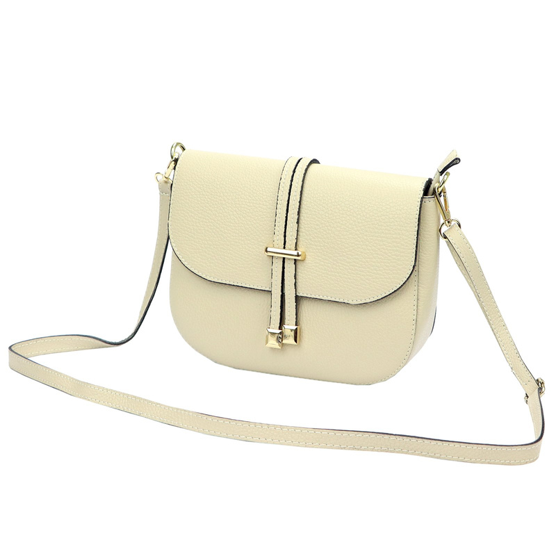 Skórzana stylowa damska listonoszka torebka przez ramię Luka