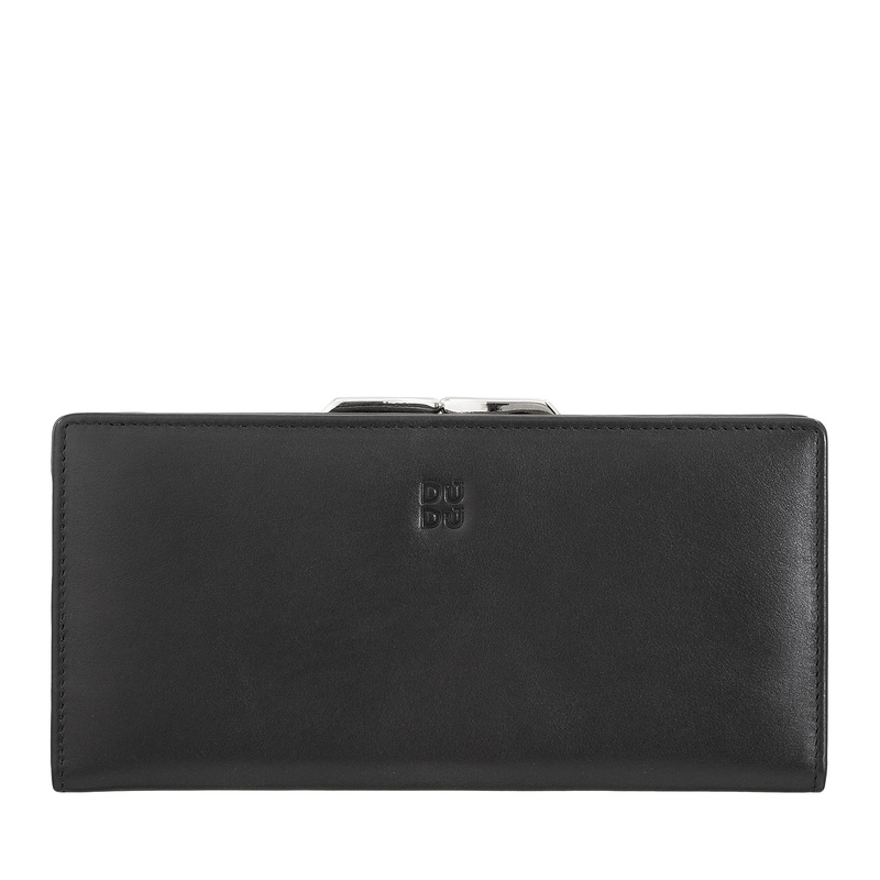 DuDu Podłużna damska portmonetka skóra naturalna podłużny duży portfel