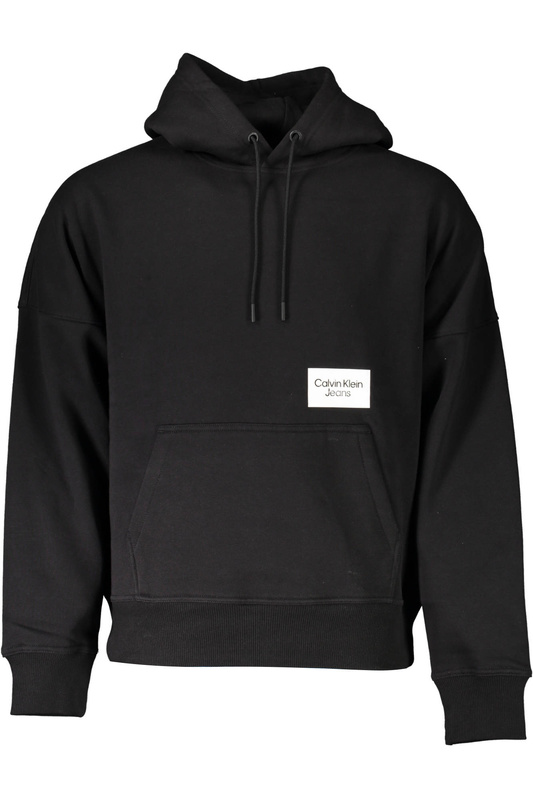 CALVIN KLEIN MĘSKA BLUZA Z ROZPINANYM NA ZAMEK CZARNA