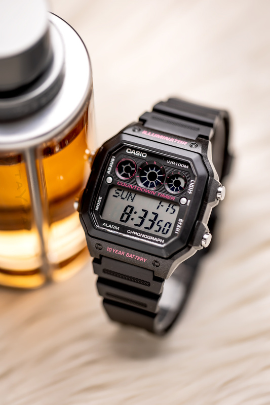 ZEGAREK MĘSKI CASIO AE-1300WH-1A2VEF  (zd146f) + BOX