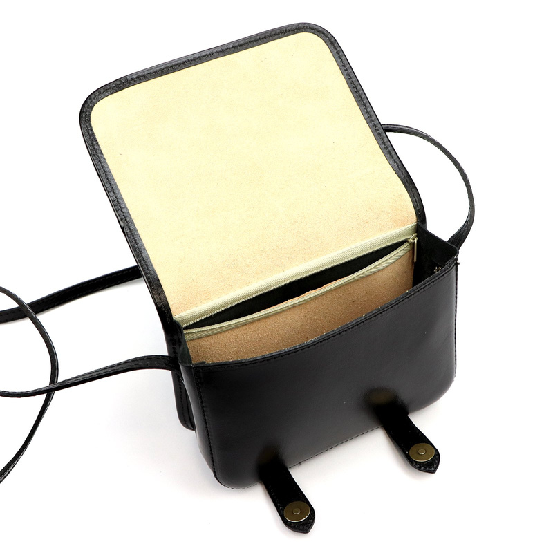 Florence listonoszka damska torebka na ramię skóra naturalna z kieszenią