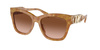 Okulary MICHAEL KORS MK2182U32883B. Okulary przeciwsłoneczne, Kolor brązowy. Kobieta.