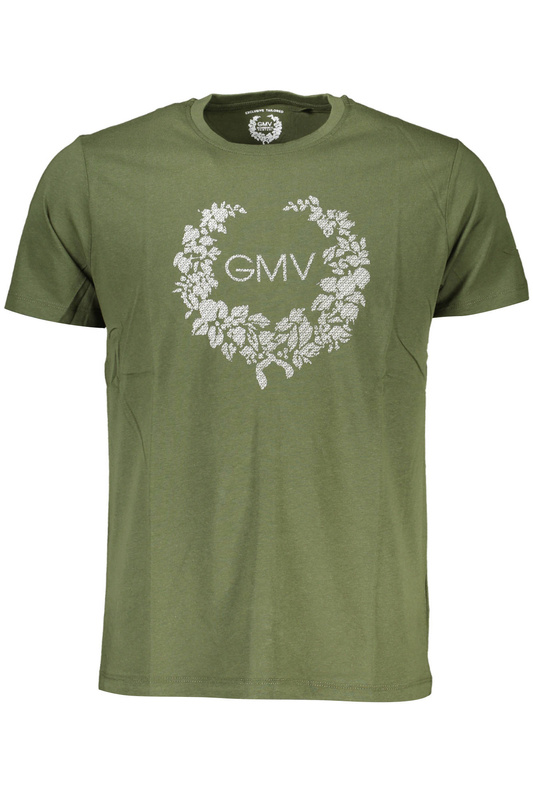 GIAN MARCO VENTURI T-SHIRT MĘSKI Z KRÓTKIM RĘKAWEM ZIELONY