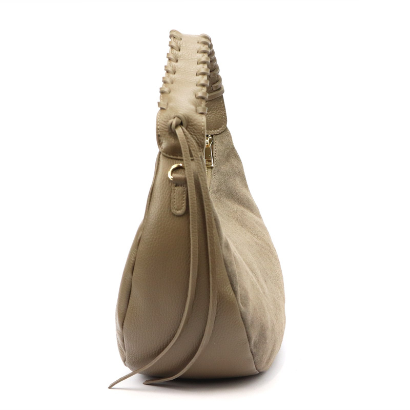 Vera Pelle damska listonoszka torebka na ramię skóra naturalna kieszenie