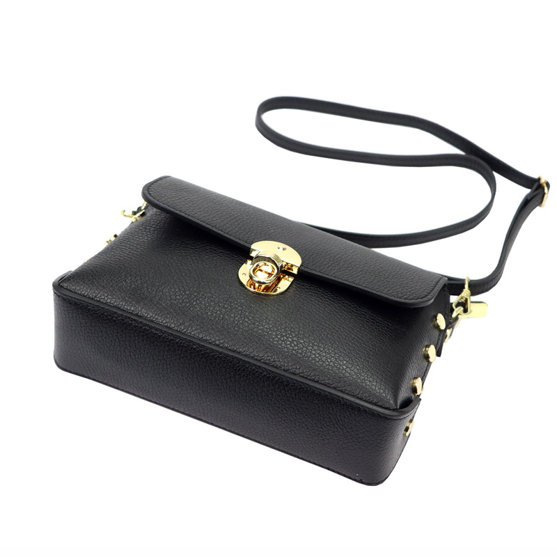 Luka damska listonoszka torebka przez ramię skóra naturalna stylowa