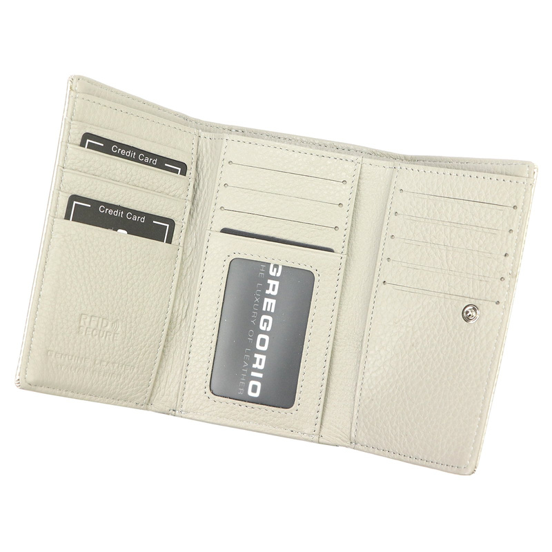 Pojemny damski portfel elegancki marki Gregorio