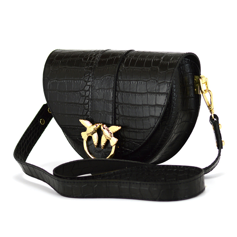 Luka damska listonoszka mała torebka przez ramię skóra naturalna 