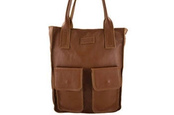 Torby shopper bag do pracy - Brązowe jasne 