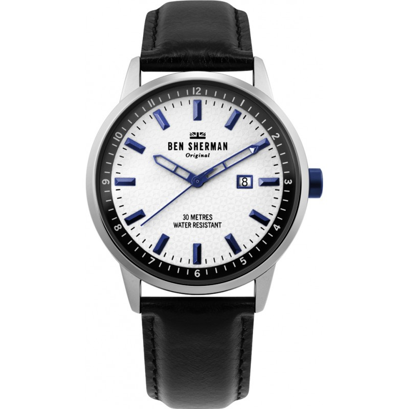 Zegarek BEN SHERMAN WB030B. Kwarcowy, Kolor biały. Mężczyzna.