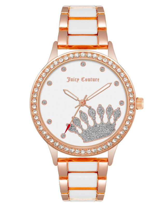 Zegarek JUICY COUTURE JC1334RGWT. Kwarcowy, Kolor biały. Kobieta.