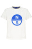 BIAŁY T-SHIRT DLA DZIECI Z KRÓTKIM RĘKAWEM NORTH SAILS