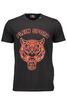 T-SHIRT MĘSKI Z KRÓTKIM RĘKAWEM PLEIN SPORT CZARNY