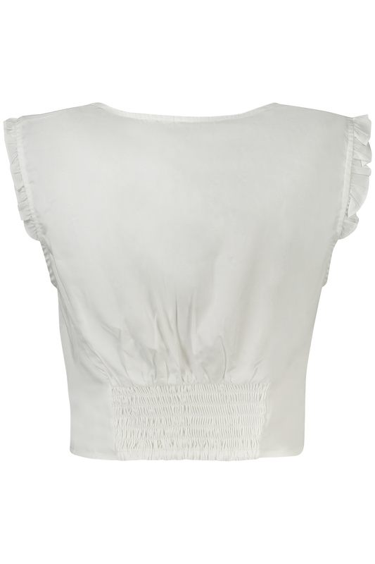 GUESS JEANS TOP DAMSKI BIAŁY