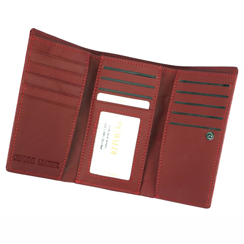 Skórzany damski portfel Cavaldi H23-2-DBF