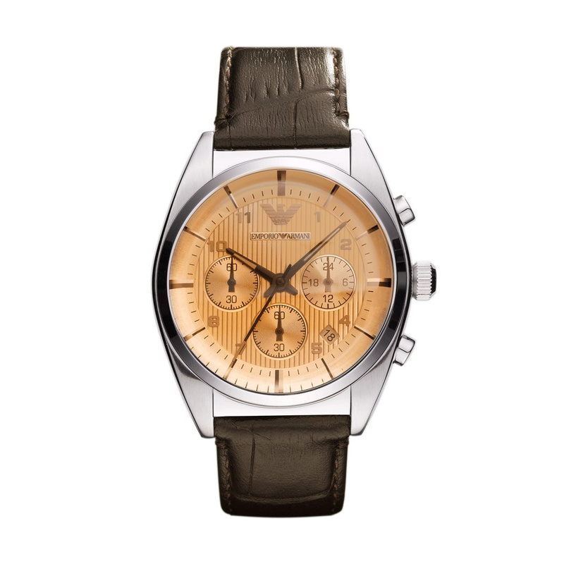 Zegarek ARMANI AR0395. Kwarcowy, Kolor pomarańczowy. Mężczyzna.