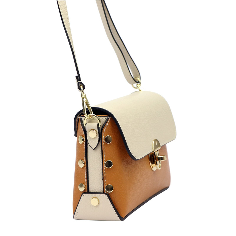 Luka damska listonoszka torebka przez ramię skóra naturalna stylowa