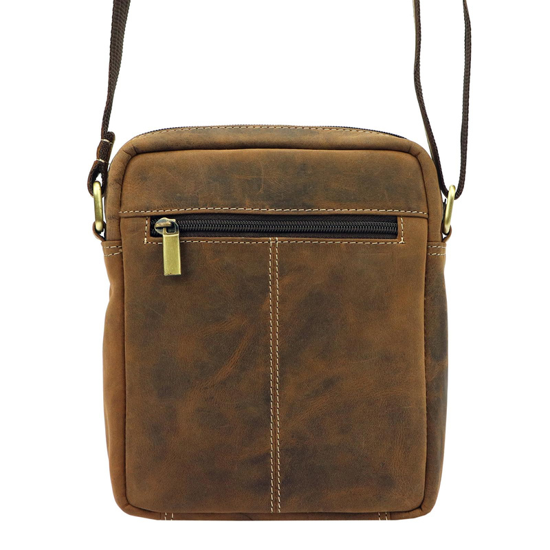 Saszetka męska z naturalnej skóry Nordee MSD-03 GM06